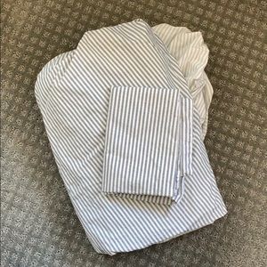 Target queen striped sheet set